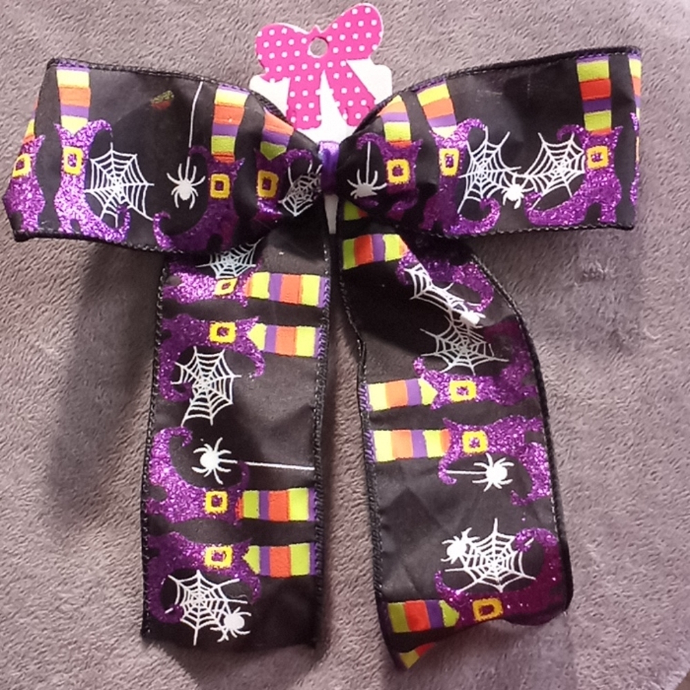Halloween hair bow